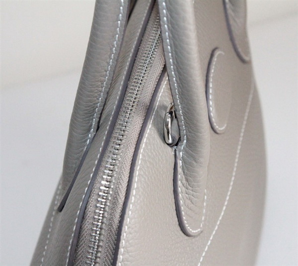 High Quality Replica Hermes Bolide Togo Leather Tote Bag Grey 509084 - Click Image to Close